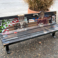 Fourth Street Art Bench