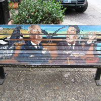 Fourth Street Art Bench