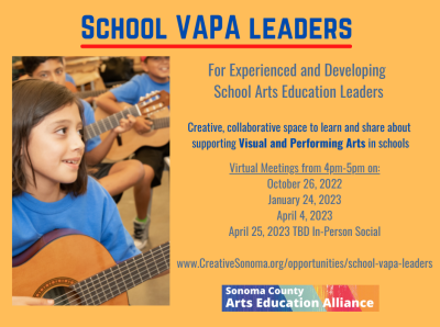 PROFESSIONAL DEVELOPMENT: School Visual and Performing Arts (VAPA) Leaders