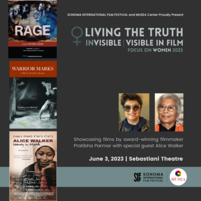 SIFF | Musea Center LIVING THE TRUTH Cinema Event featuring Alice Walker and Pratibha Parmar on 6/3