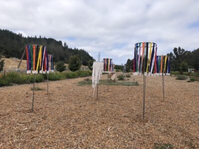 New art installations, Geyserville Sculpture Trail