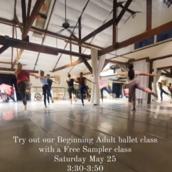 Free Adult Ballet and Mat Pilates Class