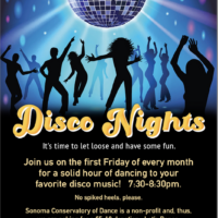 Disco Nights: Fun Fundraiser for Sonoma Conservatory of Dance