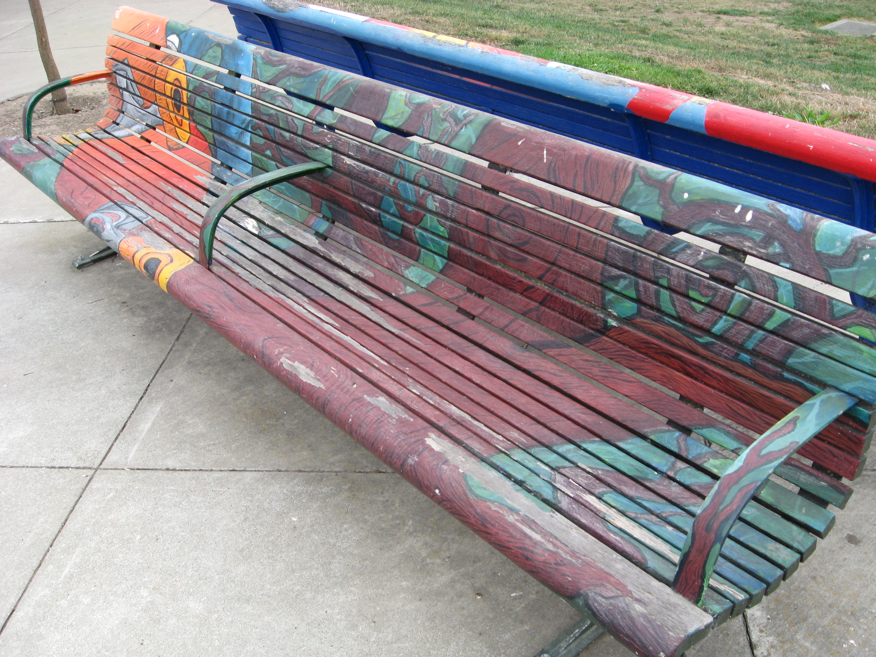 A Place to Play Art Bench