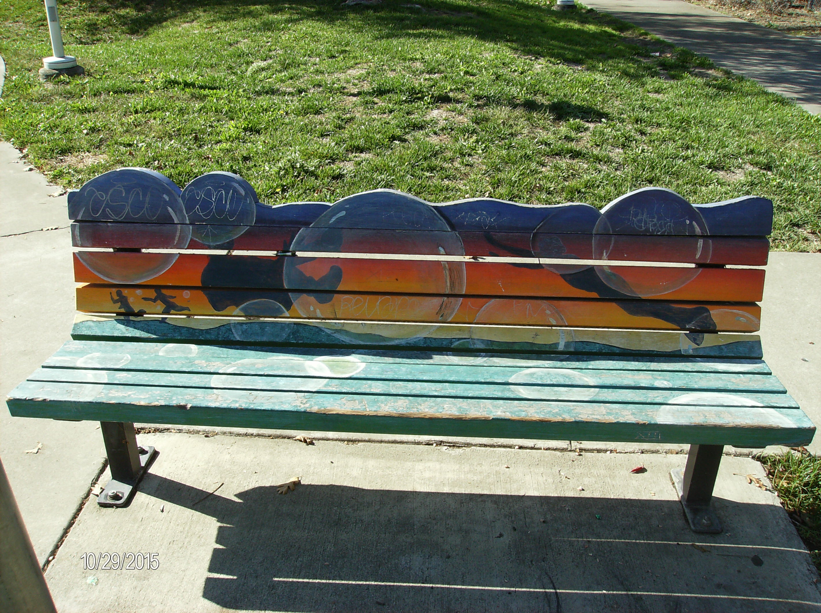 Dutton Meadows Art Bench