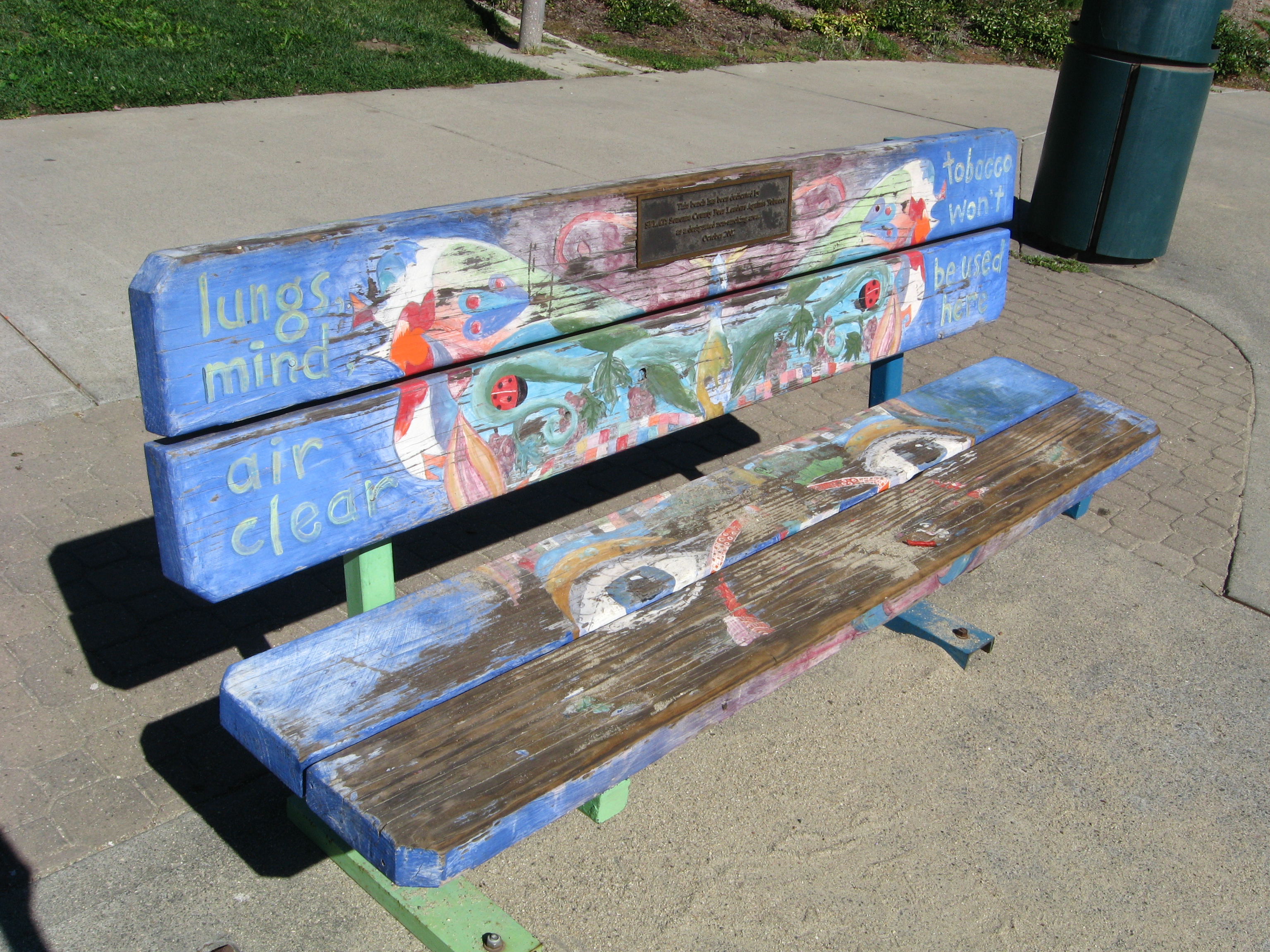 Finley Park Art Bench