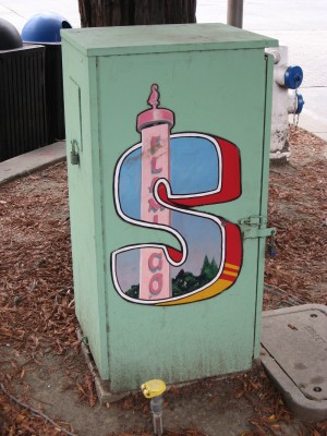 Fourth Street Electrical Box Graphic