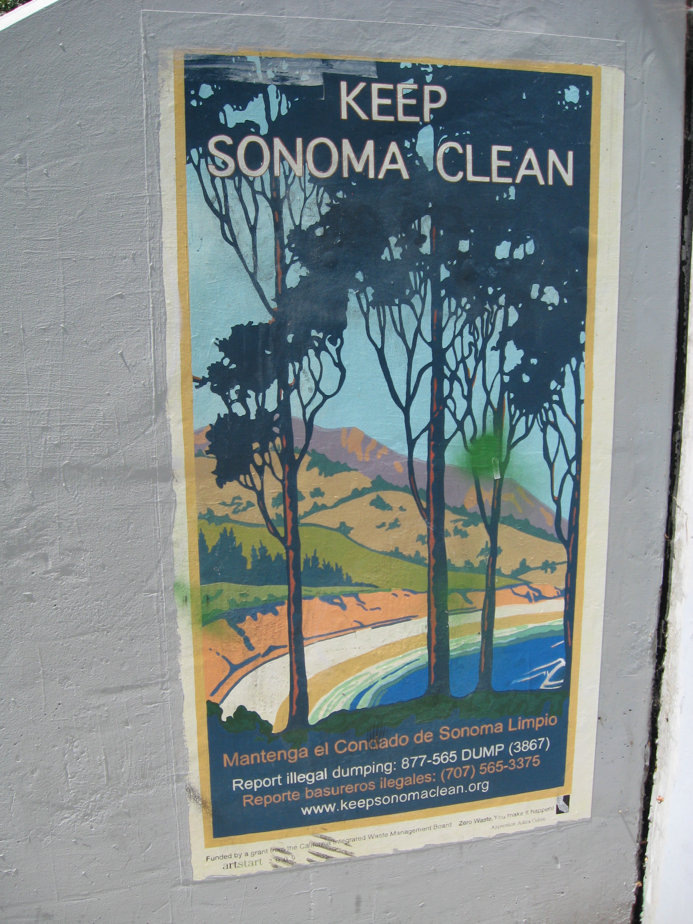 Sonoma County Anti-Dumping Mural